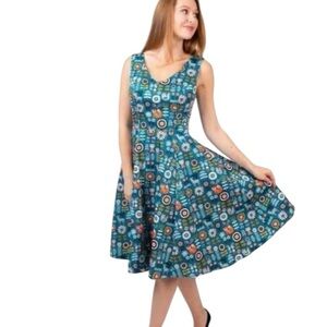 Eva Rose Woodland Creatures Retro Dress